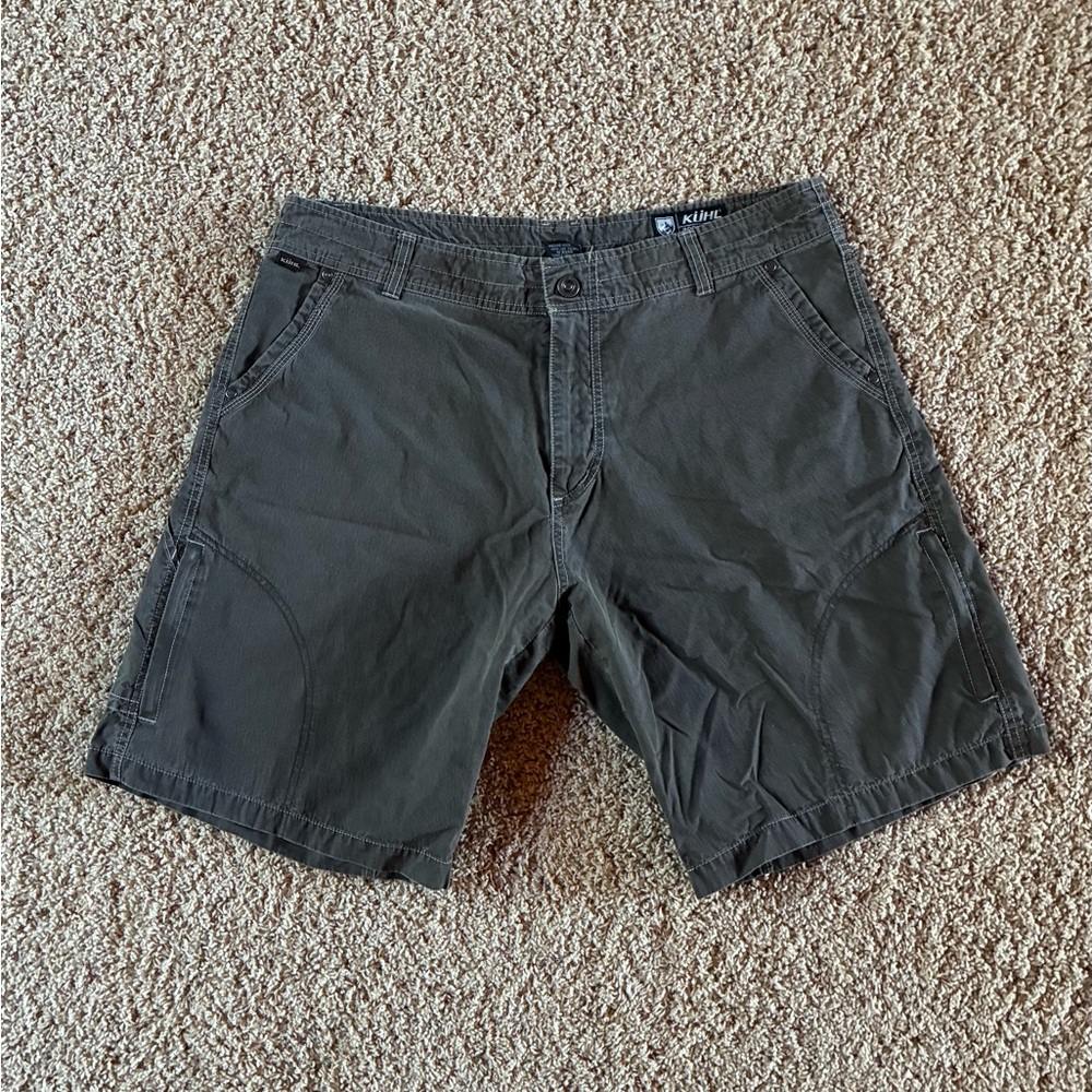 KUHL Ramblr Shorts Hiking Outdoor Gray/Grey Size 38